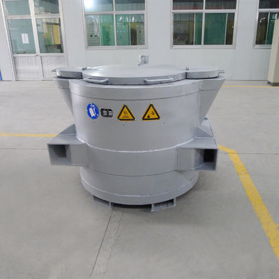 Τύπος τσαγιέρας, κούπα μεταφοράς για τη μεταφορά σε μεγάλες αποστάσεις λιωμένου αλουμινίου με φυσική πτώση θερμοκρασίας ≤ 12 °C/ώρα και χωρητικότητα 500-6000 kg