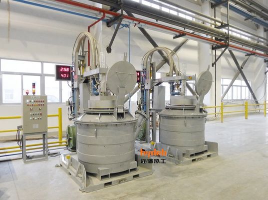 1500 KG λιωμένο αλουμίνιο μεταφοράς κουβάδες με και 900C θερμοκρασία θέρμανσης