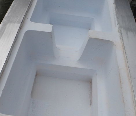 Customized Colour Filtration Box with Electrical Immersed Heating Element and Sintered Castable Inner Lining