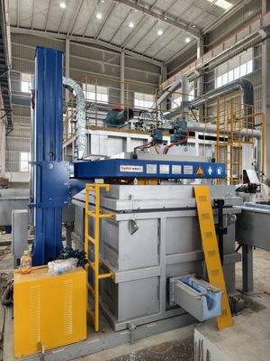 Φούρνος εκμετάλλευσης αργιλίου τύπων 3500kg πιάτων για τη ρίψη κραμάτων αργιλίου