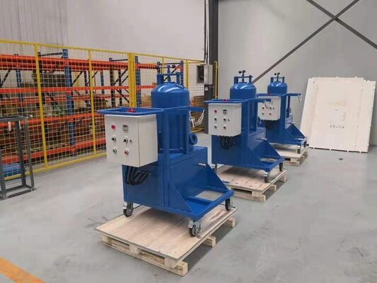 Μηχανή Έγχυσης Ροής Χυτηρίου 120L με ταλάντωση ρότορα 30° και έγχυση 0-500 G/min για εξευγενισμό αλουμινίου