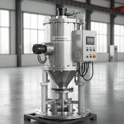 Δυνατότητα 500-1000 L H αλουμίνιο Φλάντζη μηχανής αποκαύσης από αέρια