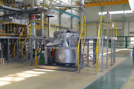 Ηλεκτρικής ενέργειας 1200KG αυτόματη ανάφλεξη φούρνων χοανών αργιλίου απορρίματος λειώνοντας