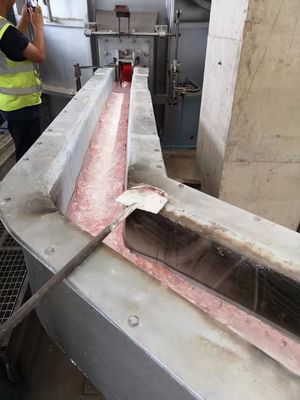 Ξέπλυμα μετάλλων με την ηλεκτρική θέρμανση για τη ρίψη καταλυμάτων σε ένα αργίλιο casthouse.