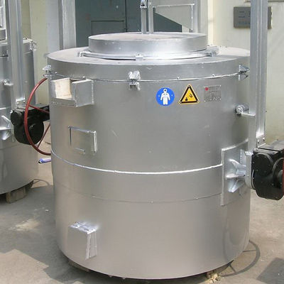100kg 250kg 500kg 1T IGBT αέρας λειώνοντας φούρνων αργιλίου που δροσίζεται ηλεκτρικός