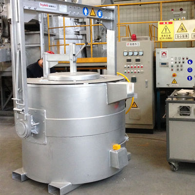 100kg 250kg 500kg 1T IGBT αέρας λειώνοντας φούρνων αργιλίου που δροσίζεται ηλεκτρικός