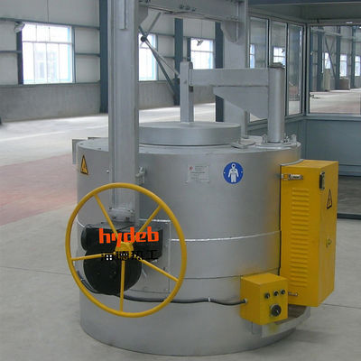 100kg 250kg 500kg 1T IGBT αέρας λειώνοντας φούρνων αργιλίου που δροσίζεται ηλεκτρικός