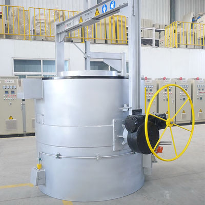 100kg 250kg 500kg 1T IGBT αέρας λειώνοντας φούρνων αργιλίου που δροσίζεται ηλεκτρικός