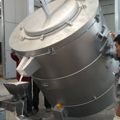 Λειώνοντας PLC φούρνων χυτηρίων αργιλίου πλινθωμάτων 200-1000kg προϊόντων