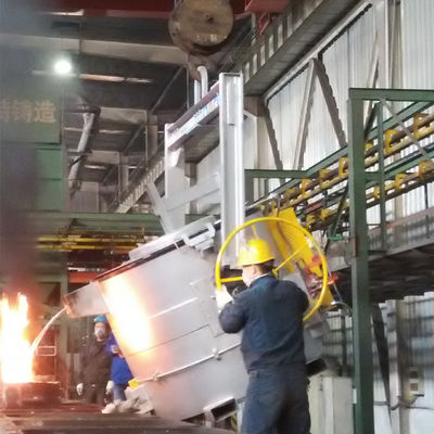 Καύση με θερμοκρασία 850 C σε λιωμένο αλουμίνιο