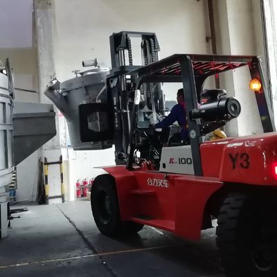 Προσαρμοσμένο εύρος θερμοκρασίας Λιώσιμες κουβάδες μεταφοράς αλουμινίου με λαβή