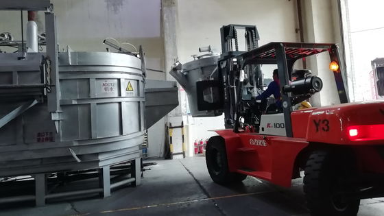 Προσαρμόσιμη χωρητικότητα Kg 500·3000 Συσταμένες κουβάδες μεταφοράς αλουμινίου για την παραγωγή αλουμινίου