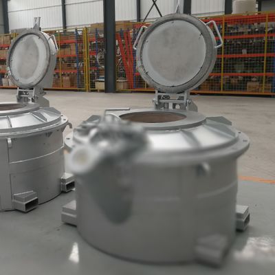 500 - 3000kg Συσταμένο αλουμίνιο μεταφοράς κουβά για το αλουμίνιο χύτευσης με ζύμωση