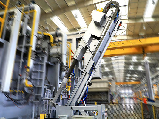 Περιστροφικός Εγχυτήρας Ροής με Έλεγχο Πίεσης Έγχυσης Σερβοκινητήρα 0-300mm/s Ταχύτητα και 25MPa Πίεση για Καθαρισμό Αλουμινίου