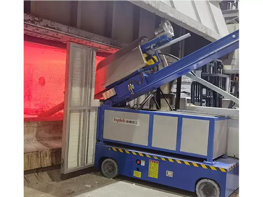 Αλουμινίου υγρή θερμοκρασία 680-750C περιστροφικός εγχέτης ροής RFI με ισχύ κινητήρα 300W
