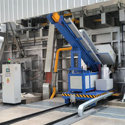 Μηχανή αφαίρεσης αερίων από αλουμίνιο 380V±10% τάσης με ψεκασμό σκόνης εξευγενισμένου ρεύματος