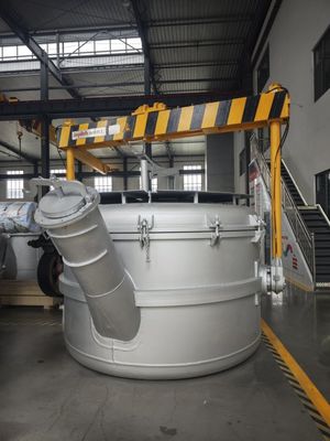 Κουτάλα αλουμινίου τύπου τσαγιέρας για χύσιμο και μεταφορά λιωμένου μετάλλου