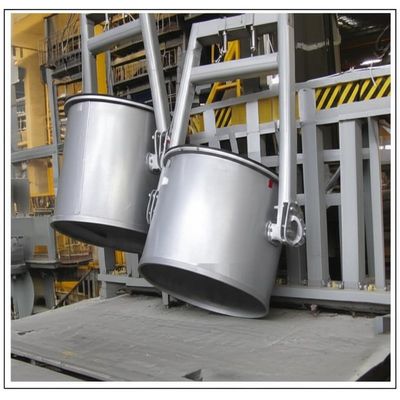 Tilting Molten Aluminum Transfer Ladles with Cylindrical Design and ≤50 Surface Temperature Rise