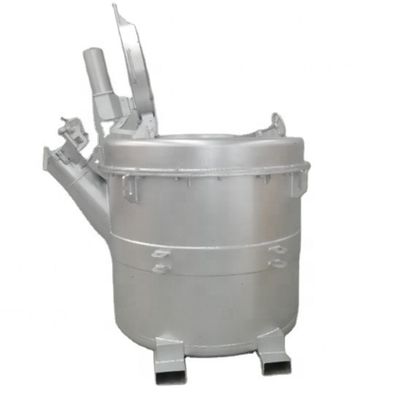 Δοχεία μεταφοράς λιωμένου αλουμινίου μεγάλης διάρκειας με χείλος δοχείου ενισχυμένο με χάλυβα και πιστοποίηση ISO 9001 2015 και CE