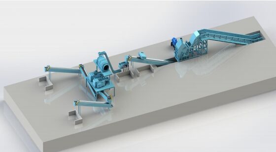 Προηγμένη μηχανή ταξινόμησης απορριμμάτων αλουμινίου με διαχωριστές ρεύματος Eddy, LIBS και διαχωριστές με βάση αισθητήρες NIR για ανακύκλωση υψηλής καθαρότητας