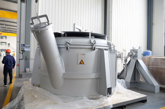 Εισβολέας περιστροφικής ροής με ρυθμιζόμενη ταχύτητα αποκαύσης και άξονα περιστροφίου γραφίτη για διύλιση αλουμινίου με αέριο αζώτου υψηλής καθαρότητας