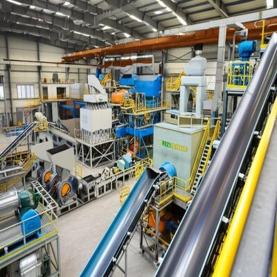 5 τόνους ανά ώρα γραμμή ανακύκλωσης αποβλήτων αλουμινίου με τροφοδοσία 415V±10% και κεντρικό σύστημα ελέγχου