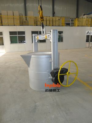 Μπλε εξισορρόπηση ικανότητας μεταφοράς 1000KG λειωμένων μετάλλων τύπων κρεμαστρών γερανών εύκολη