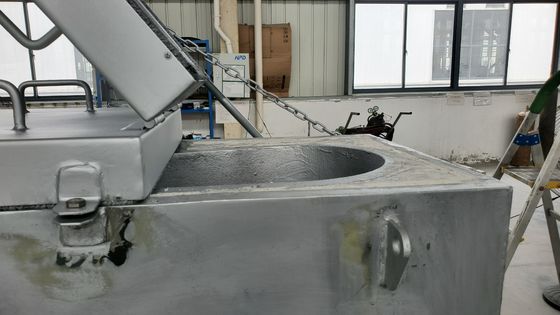 CFF12 12in CFF στο κιβώτιο φίλτρων χειριστών αέρα γραμμών για το λειωμένο αργίλιο ISO9001 αγνότητας
