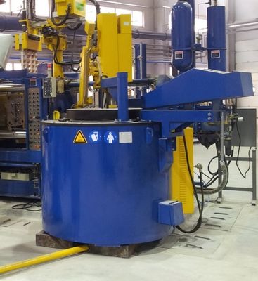 800KG ηλεκτρικό αλουμίνιο θέρμανσης λειώνοντας φούρνων αργιλίου LPG εκμετάλλευσης για τη ρίψη κύβων
