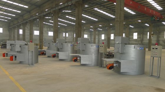 Με γκάζι 250KG κενός μικρός ηλεκτρικός φούρνος LPG για το λειώνοντας μέταλλο 0.60Mpa