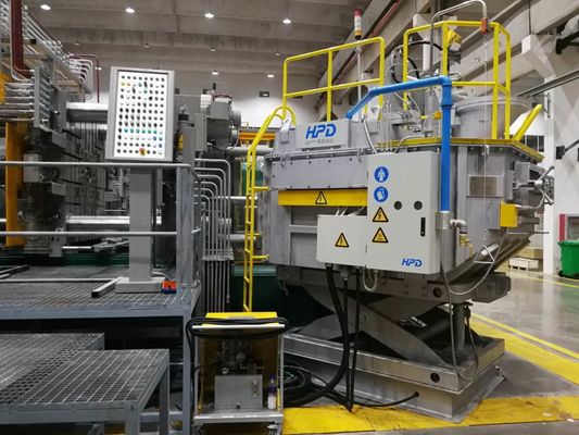 ηλεκτρικό λειώνοντας αργίλιο φούρνων χορήγησης της δόσης εκμετάλλευσης 900C 500KG 0,20 MPA