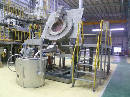 Ηλεκτρικής ενέργειας 1200KG αυτόματη ανάφλεξη φούρνων χοανών αργιλίου απορρίματος λειώνοντας