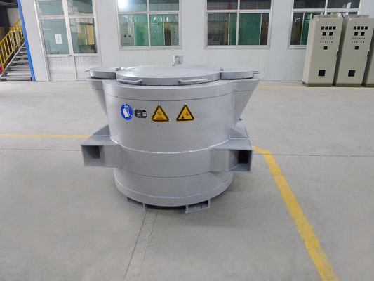 Γκρίζα Forklift 500KG διαδικασία φούρνων τόξων κουταλών ικανότητας για τη ρίψη κύβων