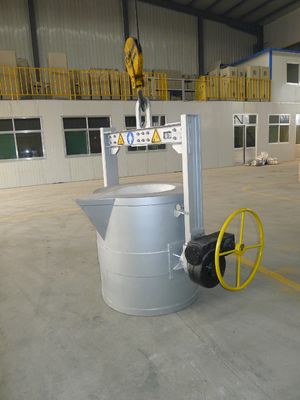 3000KG κατώτατες χύνοντας κουτάλες 90C κουταλών μεταφοράς αργιλίου ικανότητας λειωμένες