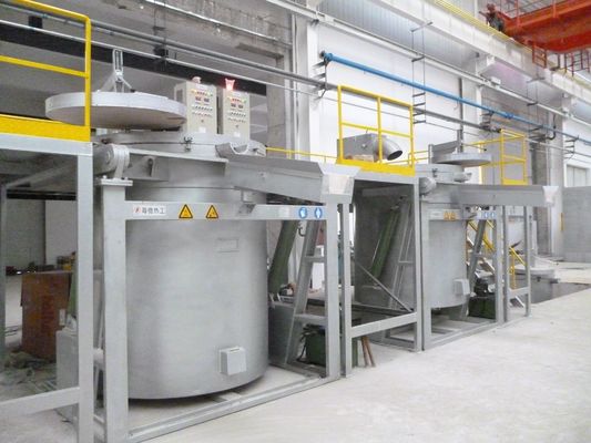 Υψηλή χρησιμοποίηση ρίψεων κύβων μηχανών φούρνων τήξης αργιλίου εκμετάλλευσης LPG 900C