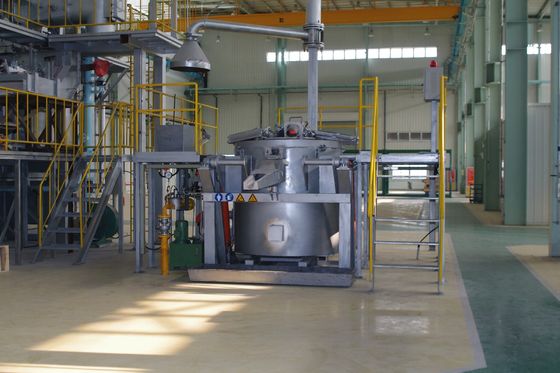 Χοάνη για το φούρνο χοανών αργιλίου θερμαστρών αερίου που λειώνει την υδραυλική κλίση 800KG