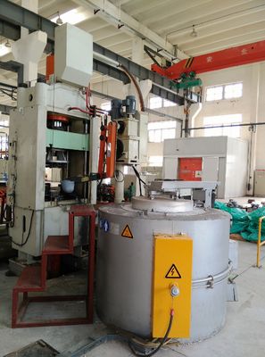 500KG Temp συντήρησης φούρνων εκμετάλλευσης αργιλίου αερίου για τη λειώνοντας ρίψη αργιλίου HPD