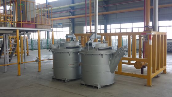 Forklift κουτάλα σωλήνων τσαγιού για τις πετώντας χύνοντας κουτάλες 10C αργιλίου