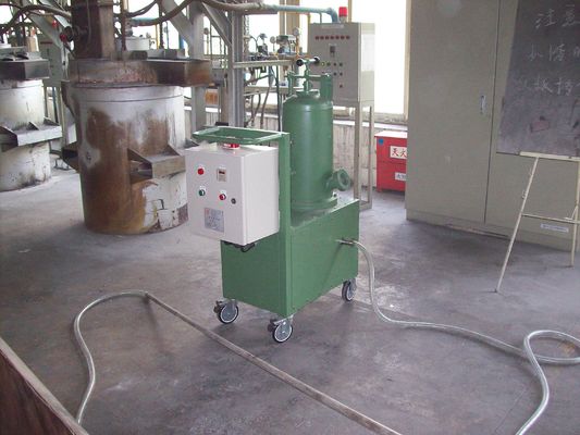 30KG πράσινη συσκευή εγχυτήρων ροής Deslagging για τη ρίψη κύβων κραμάτων αργιλίου