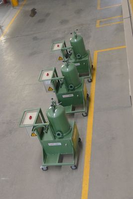 30KG πράσινη συσκευή εγχυτήρων ροής Deslagging για τη ρίψη κύβων κραμάτων αργιλίου