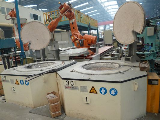 Γκρίζο απόρριμα αλουμινίου διδύμων 0.30MPa που λειώνει το βιομηχανικό ηλεκτρικό φούρνο 3500 κλ