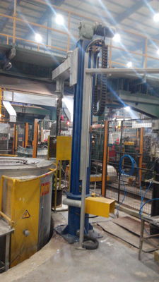 Μηχανή Αποαέρωσης Αλουμινίου 380V 50Hz με Ανθεκτική Επένδυση Διάρκειας Ζωής 18 Μηνών και Καθαρισμό με Άζωτο ή Αργό Υψηλής Καθαρότητας